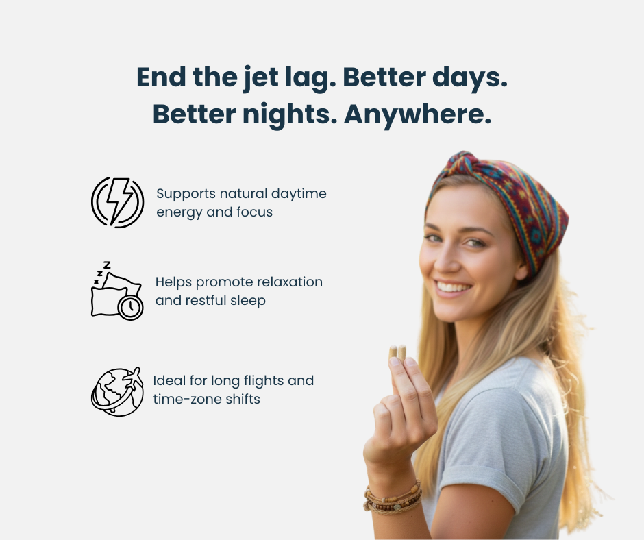 Jet Lag Slayer Pack: Sleep Better and Feel More Energized While Traveling