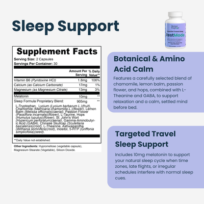 Advanced Explorer Pack: Sleep, Energy, Digestion, and Gut Support for Frequent Travelers