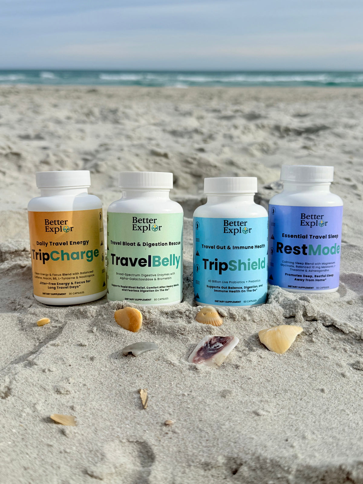 Advanced Explorer Pack: Sleep, Energy, Digestion, and Gut Support for Frequent Travelers