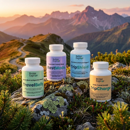 Advanced Explorer Pack: Sleep, Energy, Digestion, and Gut Support for Frequent Travelers