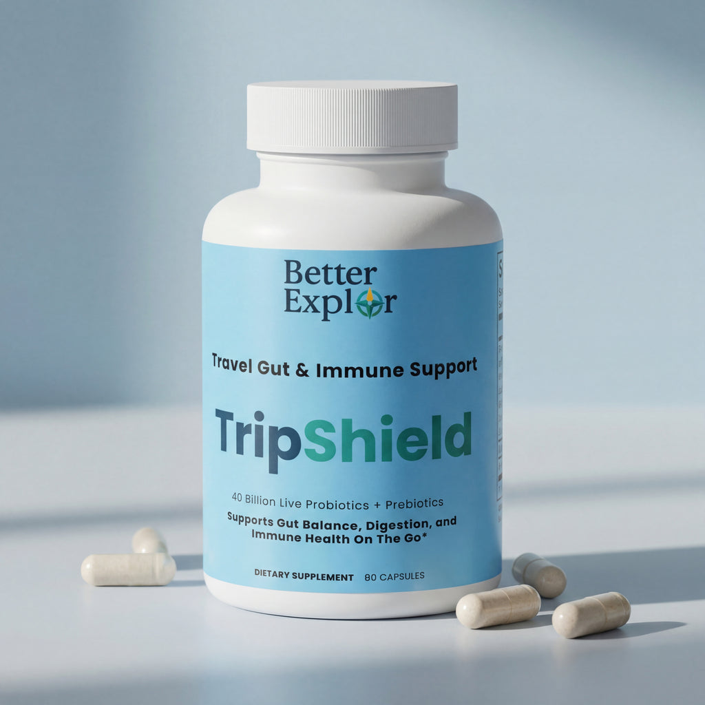 TripShield: Gut & Immune Support When Traveling