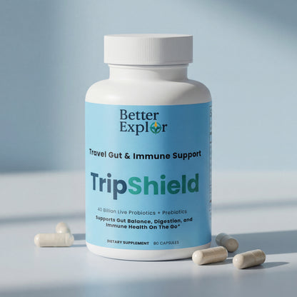TripShield: Gut & Immune Support When Traveling