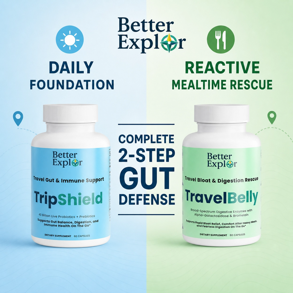 Travel Gut Hero's Kit: Gut and digestion support for traveling