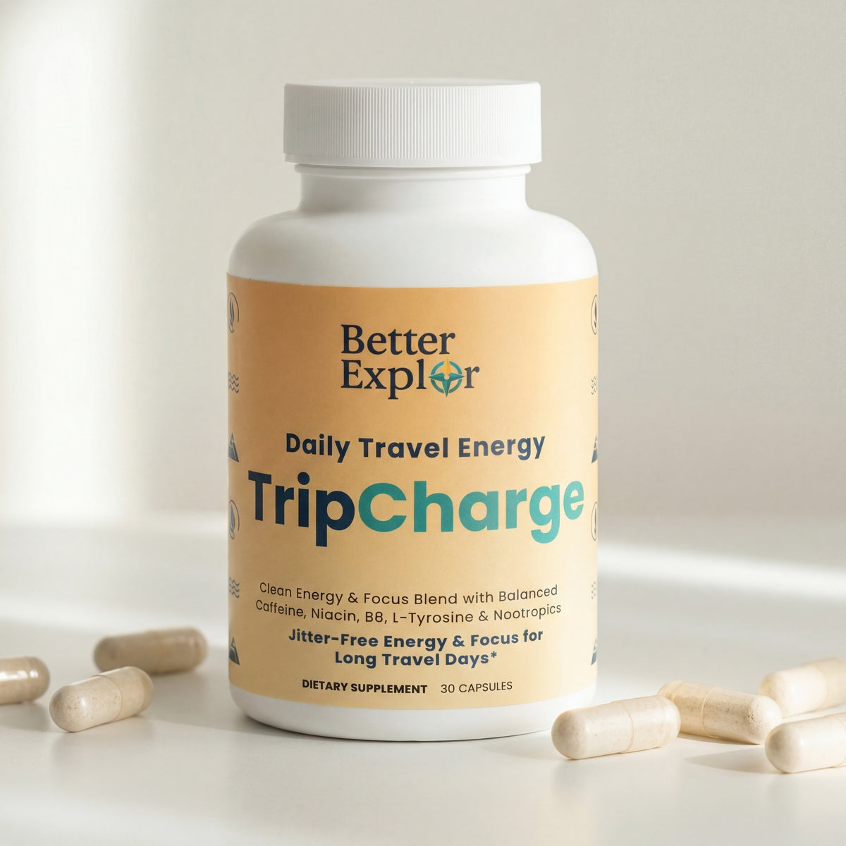 TripCharge: Energy & Mental Clarity for Travel Days