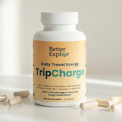 TripCharge: Energy & Mental Clarity for Travel Days