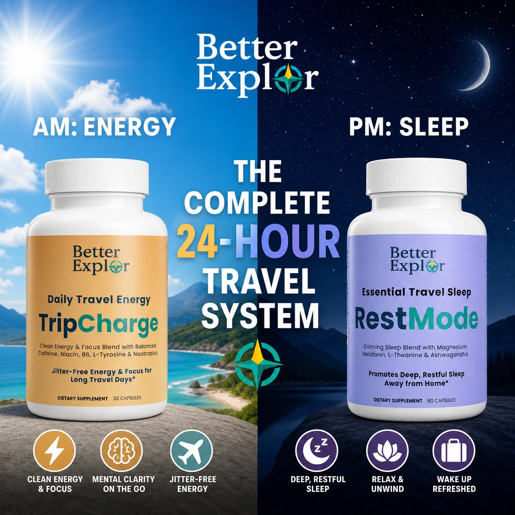 Recharge Kit: Jet lag, sleep, and energy support