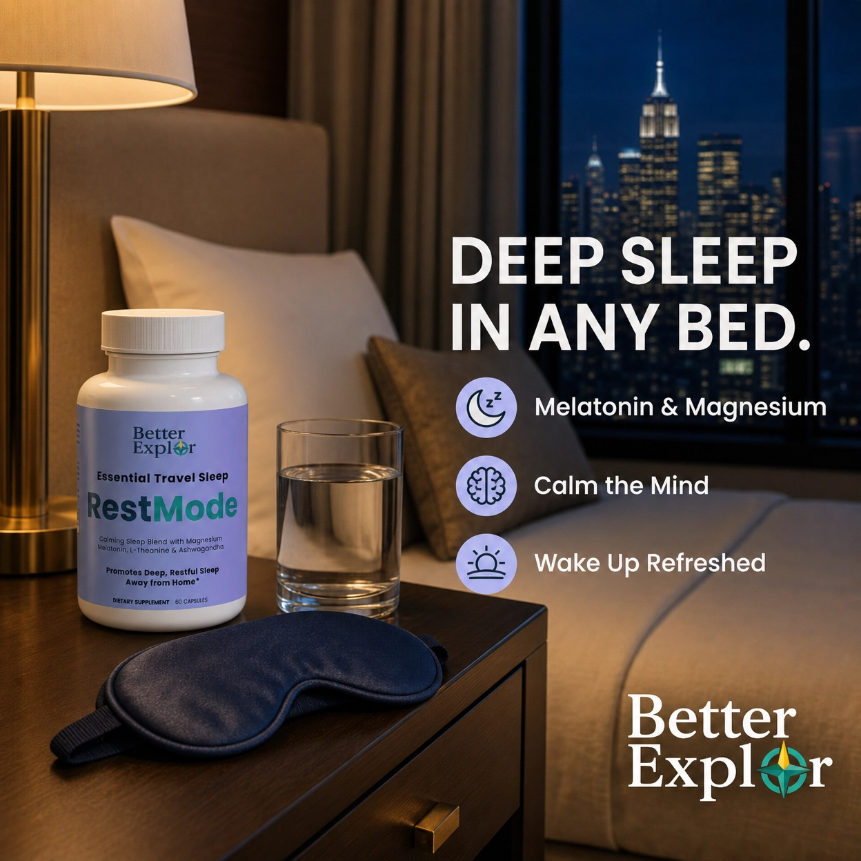 Recharge Kit: Jet lag, sleep, and energy support