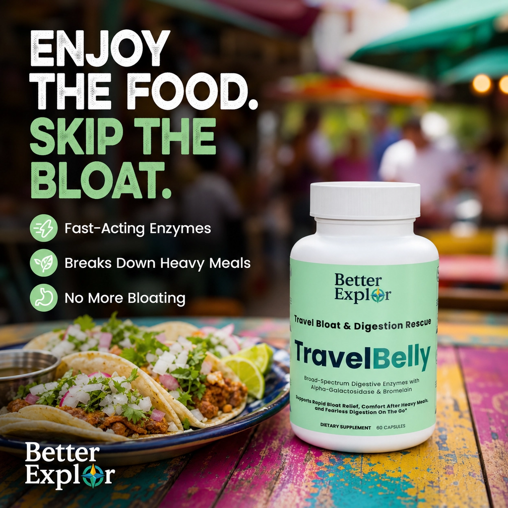 Travel Gut Hero's Kit: Gut and digestion support for traveling