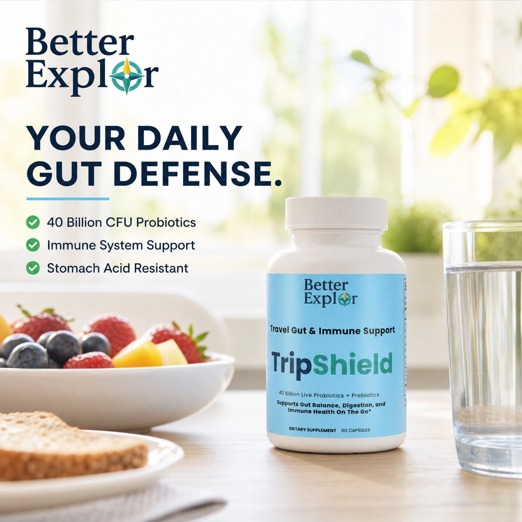 Travel Gut Hero's Kit: Gut and digestion support for traveling
